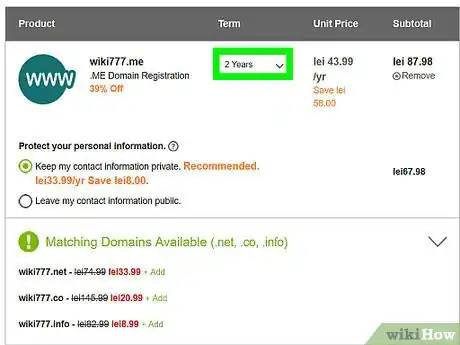 Image titled Buy a Domain Name Step 5