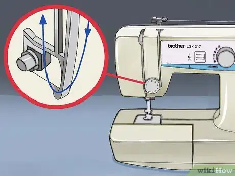 Image titled Thread a Brother Ls 1217 Sewing Machine Step 11