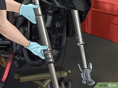 Image titled Change the Oil in Motorcycle Forks Step 4