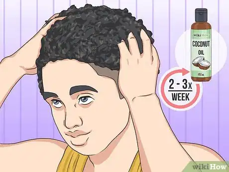 Image titled Straighten an Afro for Men Step 6
