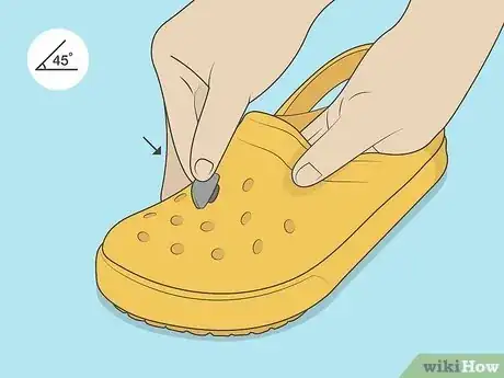 Image titled Put Jibbitz on Crocs Step 3