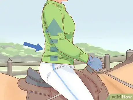 Image titled Control and Steer a Horse Using Your Seat and Legs Step 4
