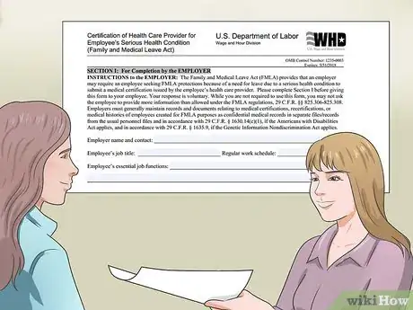Image titled Fill out an FMLA Form Step 8