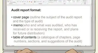 Write an Audit Report