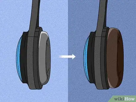 Image titled Make over Ear Headphones More Comfortable Step 1