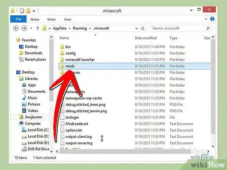 Image titled Add Mods to Minecraft Step 12Bullet2