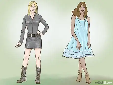 Image titled Wear Dresses with Boots Step 1