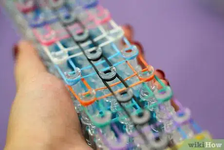 Image titled Make a Ladder Bracelet on the Rainbow Loom Step 4