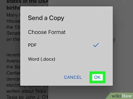 Image titled Convert a Google Doc to a PDF on iPhone or iPad Step 7