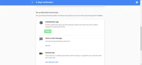 Image titled Google Authenticator app set up.png