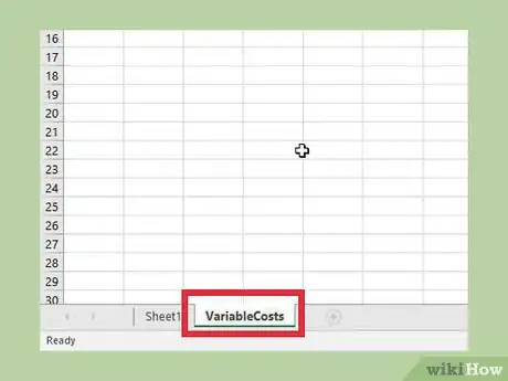 Image titled Do a Break Even Chart in Excel Step 3