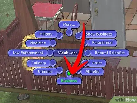 Image titled Reach the Top of Your Job Career in Sims 2 Step 1Bullet2