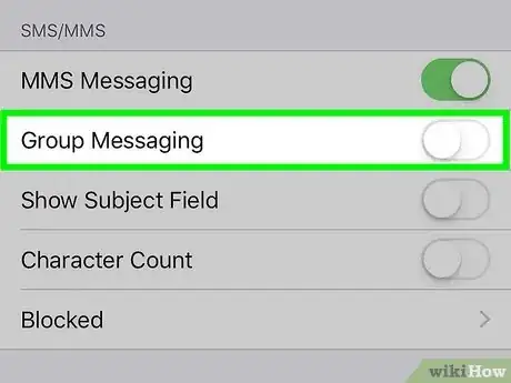 Image titled Disable Group Messaging on an iPhone Step 3