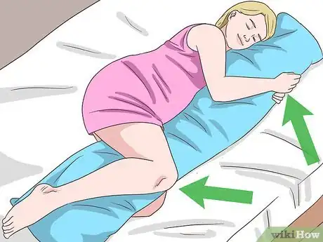 Image titled Use a Pregnancy Pillow Step 7