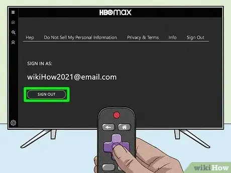 Image titled Sign Out of Hbo Max on Roku Step 4