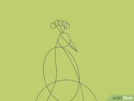 Imagen titulada Draw an Exotic Peacock Step 8