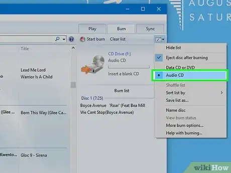 Imagen titulada Burn Songs on to a CD Step 24