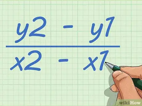 Imagen titulada Find the Slope of a Line Using Two Points Step 1