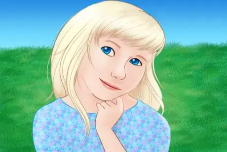 Imagen titulada Smiling Thoughtful Autistic Girl.png