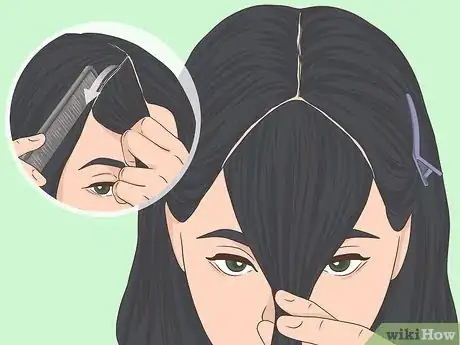 Imagen titulada Cut Your Own Bangs Step 19