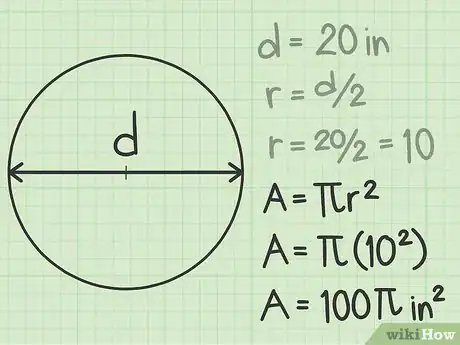 Imagen titulada Calculate the Area of a Circle Step 7