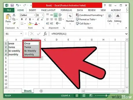 Imagen titulada Change from Lowercase to Uppercase in Excel Step 17