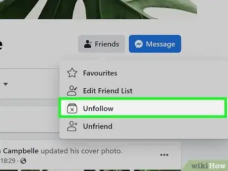 Imagen titulada Unfriend Someone on Facebook Without Actually Unfriending Them Step 4