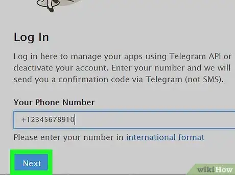 Imagen titulada Delete a Telegram Account on PC or Mac Step 4