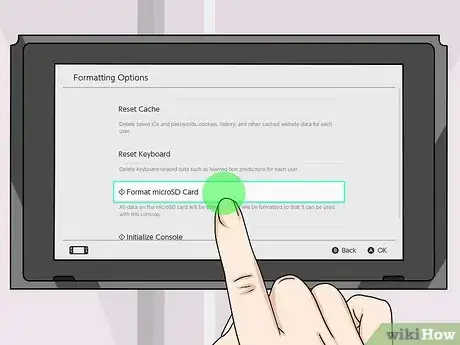 Imagen titulada Format an SD Card on the Nintendo Switch Step 6