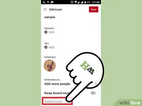 Imagen titulada Delete a Board on Pinterest Step 13