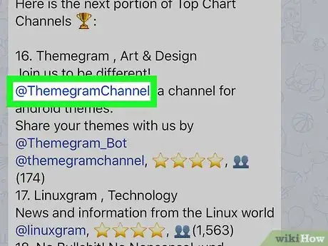 Imagen titulada Find Telegram Channels on iPhone or iPad Step 7