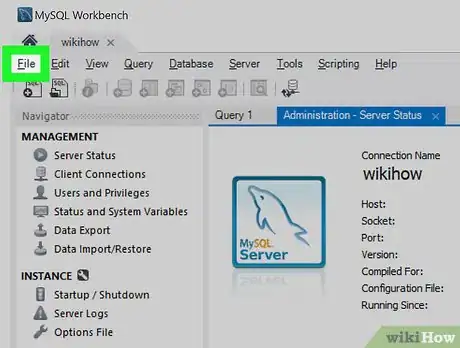 Imagen titulada Open an Sql File Step 3