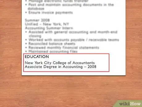 Imagen titulada Write a CV for an Accounting Assistant Step 5