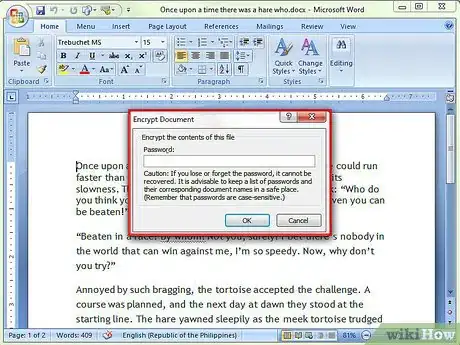 Imagen titulada Remove Passwords from Microsoft Word 2007 Step 5Bullet1