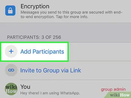 Imagen titulada Invite Users to a Group Chat on WhatsApp Step 4