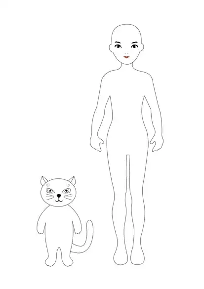 Imagen titulada Draw a Paper Doll Step 2