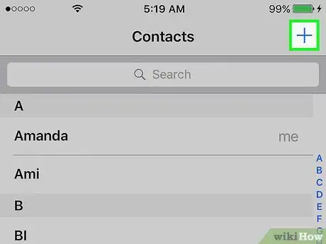 Imagen titulada Add a Contact on an iPhone Step 2