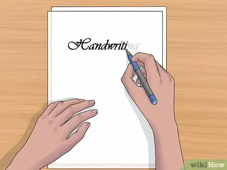 Imagen titulada Develop Your Own Handwriting Style Step 5