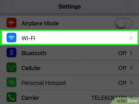 Imagen titulada Set the Default Wi‐Fi Network on an iPhone Step 2