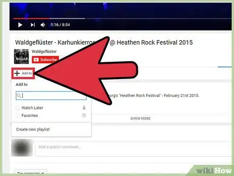 Imagen titulada Add a Video to Your Favorites on YouTube Step 8
