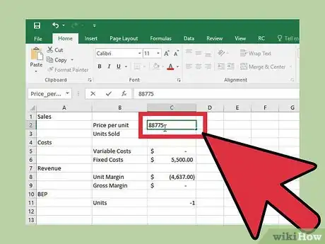 Imagen titulada Do a Break Even Chart in Excel Step 25