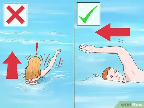 Imagen titulada Stay Safe Around Rip Currents Step 11