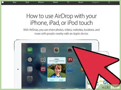 Imagen titulada Use Airdrop on iOS Step 1