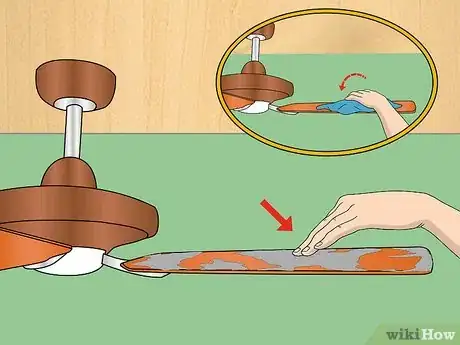 Imagen titulada Balance a Wobbly Ceiling Fan Step 1