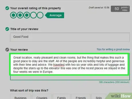 Imagen titulada Write a Review on TripAdvisor Step 10