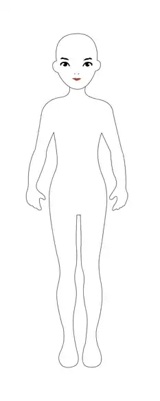 Imagen titulada Draw a Paper Doll Step 1