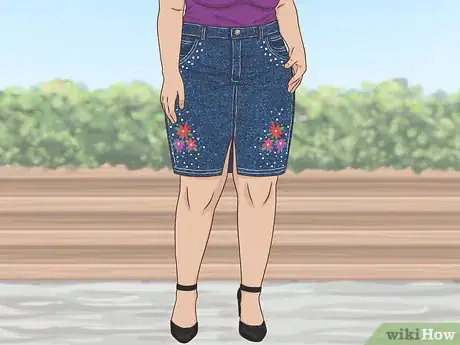 Imagen titulada Style a Denim Skirt Step 5