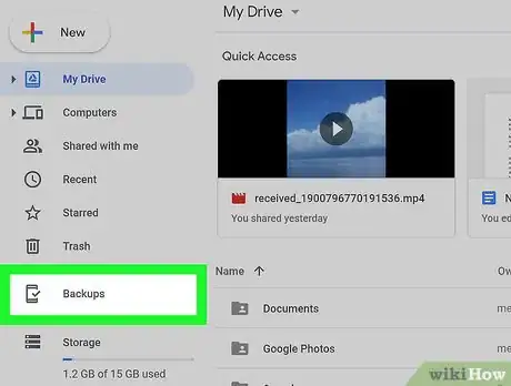 Imagen titulada Download a Backup from Google Drive Step 2