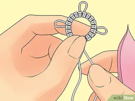 Imagen titulada Make Rings and Picots in Tatting Step 10