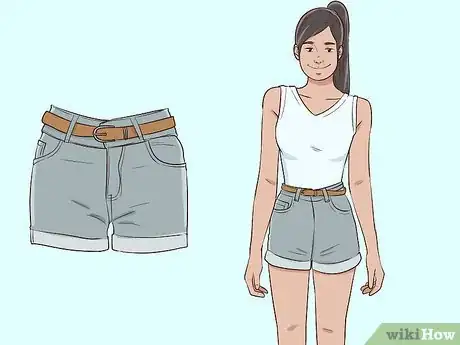 Imagen titulada Wear High Waisted Shorts Step 14